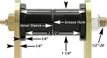 Load image into Gallery viewer, RockJock YJ Boomerang Leaf Spring Shackles Rear w/ Urethane Bushings HD Greasable Bolts Pair-Leaf Springs &amp; Accessories-RockJock-810038150307-