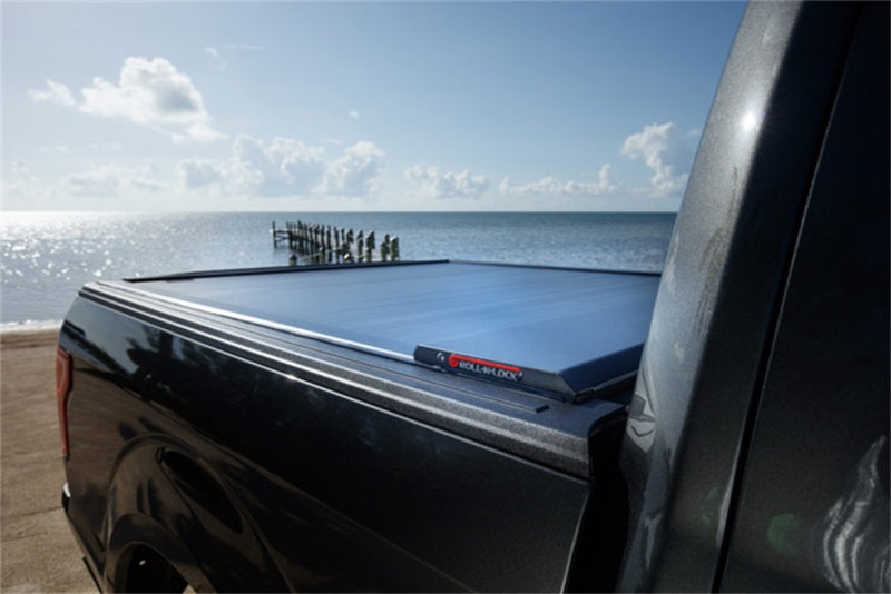 Roll-N-Lock 17-19 Ford F-250/F-350 Super Duty 80-3/8in E-Series Retractable Tonneau Cover - Black Ops Auto Works