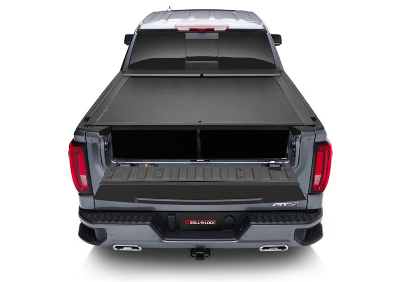 Roll-N-Lock 2019 Chevrolet Silverado 1500& GMC Sierra 1500 96.5in M-Series Retractable Tonneau Cover - Black Ops Auto Works
