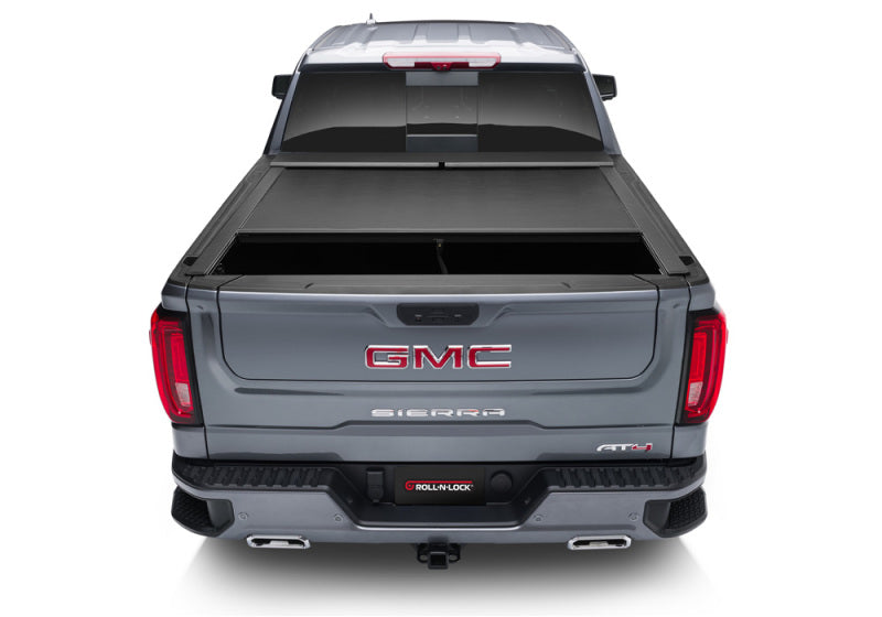 Roll-N-Lock 2019 Chevrolet Silverado 1500& GMC Sierra 1500 96.5in M-Series Retractable Tonneau Cover - Black Ops Auto Works