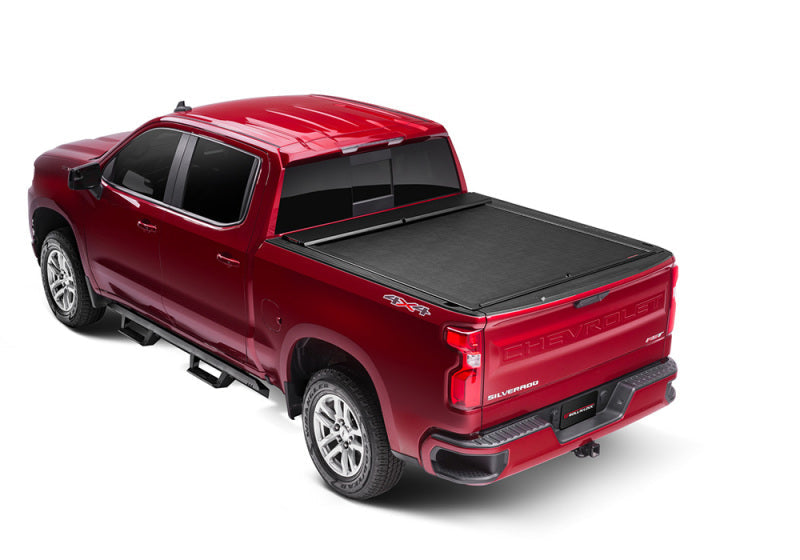 Roll-N-Lock 2019 Chevrolet Silverado 1500& GMC Sierra 1500 96.5in M-Series Retractable Tonneau Cover - Black Ops Auto Works