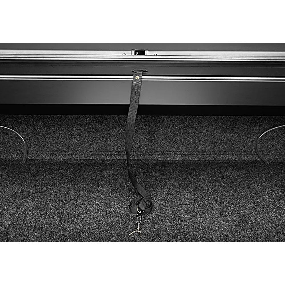 Roll-N-Lock 2021 Ford F-150 67.1in A-Series Retractable Tonneau Cover tie-down strap detail