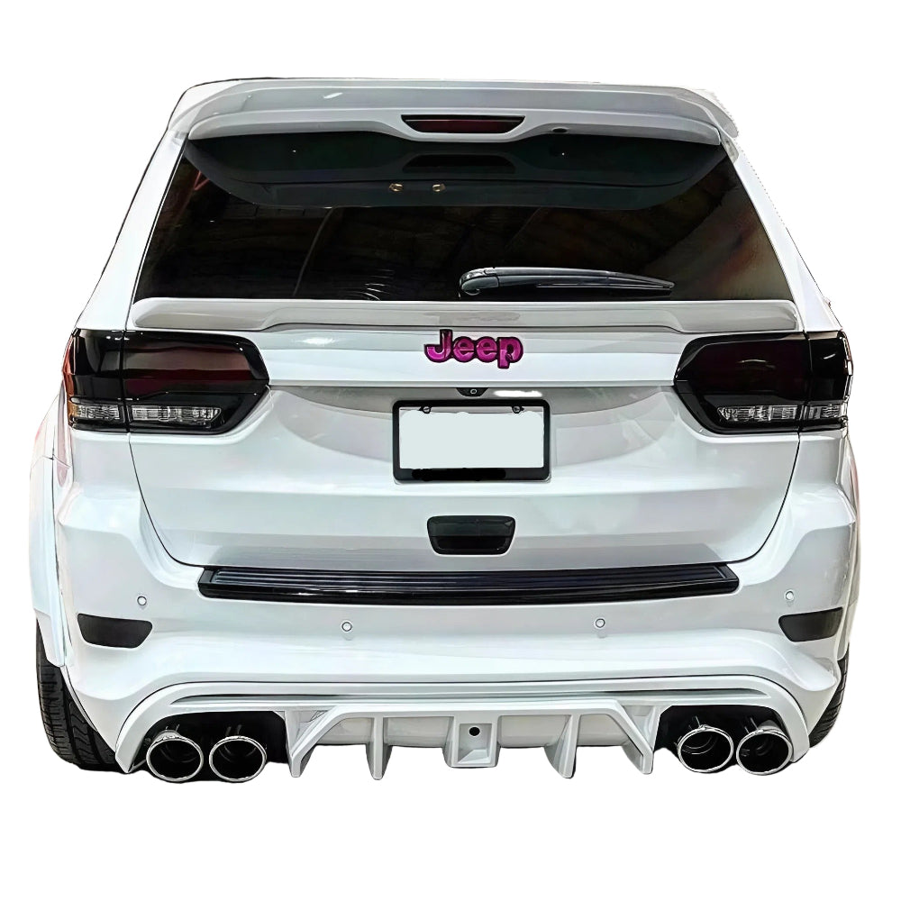 Close-up of spoiler edge and paint-ready surface