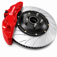 Load image into Gallery viewer, Rotora HDDurango-380x32 slotted rear brake kit view