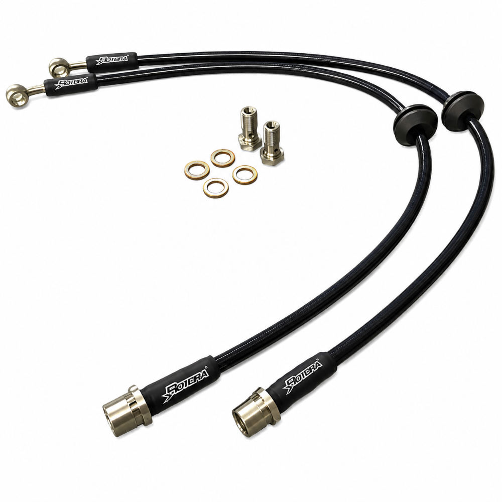 Rotora rear stainless steel brake lines for 2011-2023 Dodge Durango with direct bolt-on fitment
