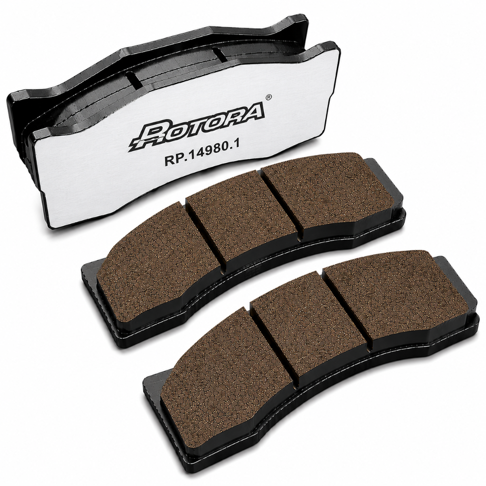 Rotora RP.14980.1 H2 ceramic rear brake pads for 2011-2017 Jeep Grand Cherokee