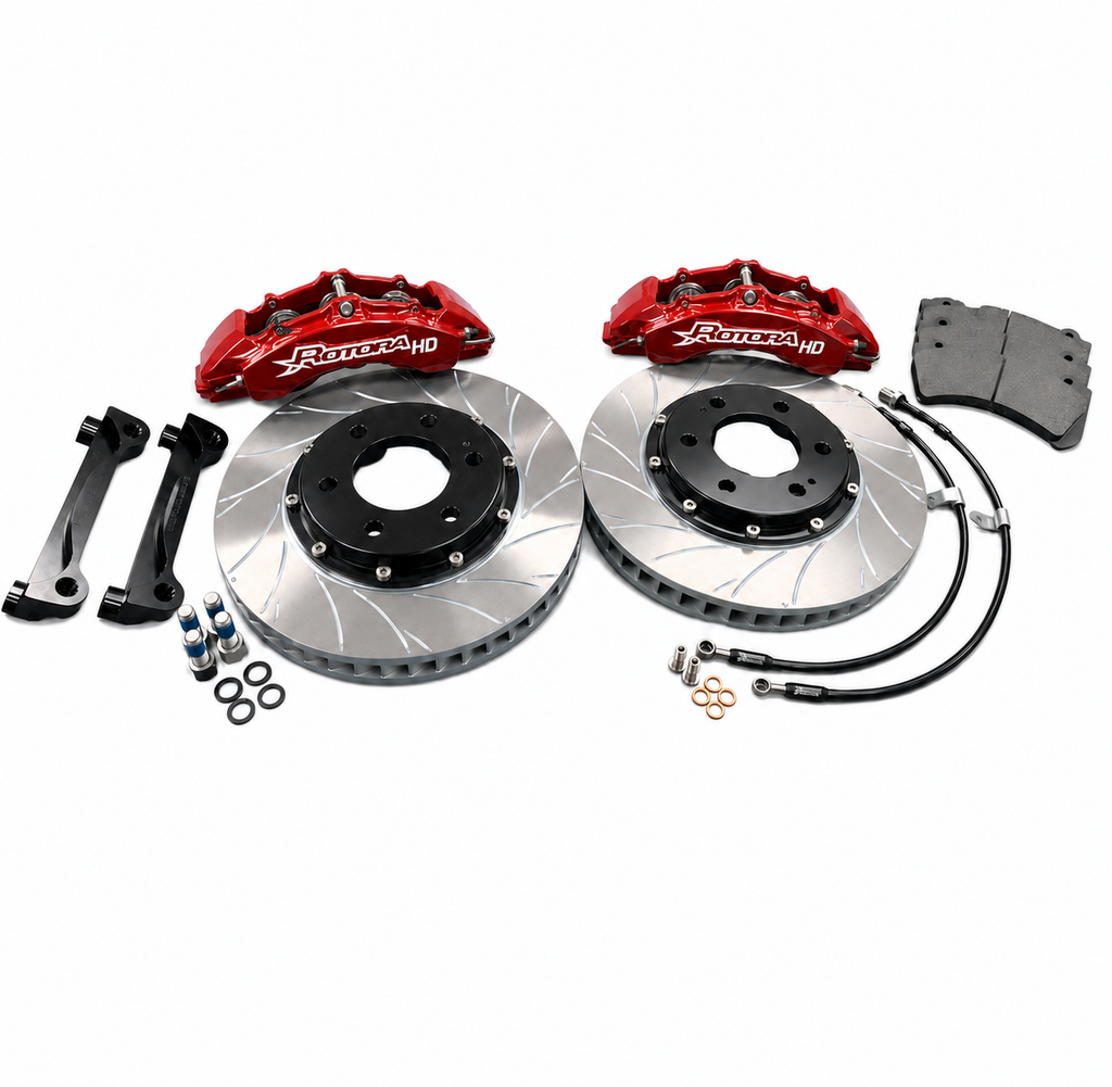 HDWranglerJK-328x28 Rotora HD Challenge Brake Kit Red Slotted