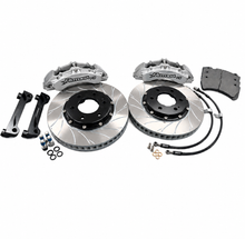Load image into Gallery viewer, HDExplorer-355x35 Rotora HD Challenge Brake Kit Silver Slotted