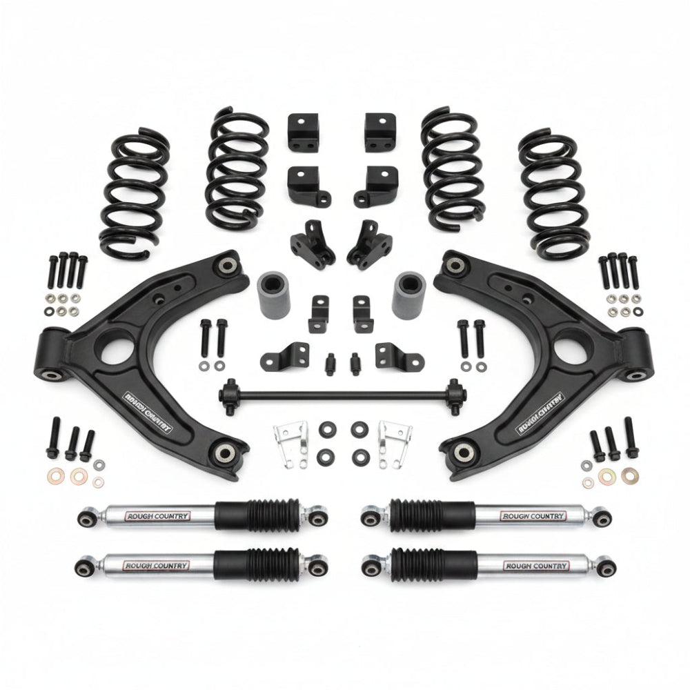 Rough Country suspension lift components shown in the existing product image