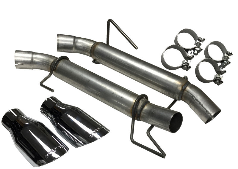 ROUSH 2005-2010 Ford Mustang V8 Extreme Axle-Back Exhaust Kit - Black Ops Auto Works