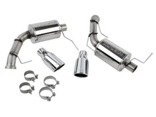 Load image into Gallery viewer, ROUSH 2011-2014 Ford Mustang V8 Enhanced Sound Dual Axle-Back w/ Round Tips - Black Ops Auto Works