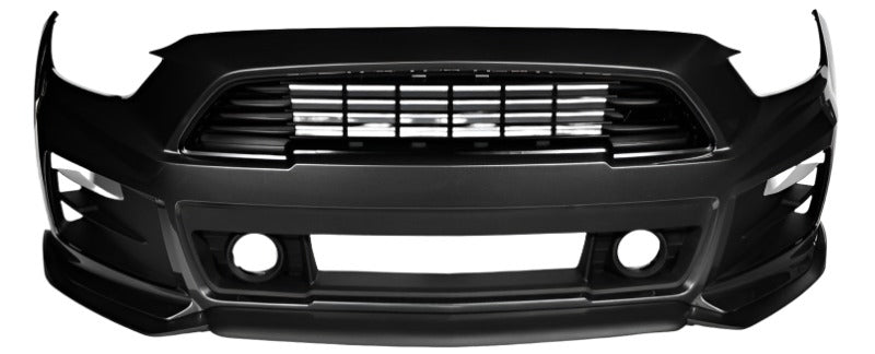 ROUSH 2015-2017 Ford Mustang Complete Unpainted Front Fascia Kit (w/o Collision Detection & ACC) - Black Ops Auto Works