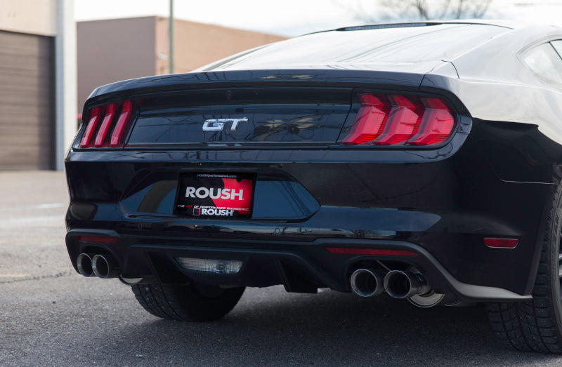 ROUSH 2018-2019 Ford Mustang 5.0L V8 Cat-Back Exhaust Kit (Fastback Only) - Black Ops Auto Works