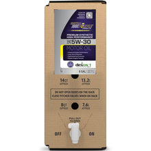Load image into Gallery viewer, Royal Purple Duralec Ultra 10W30 6-gallon bag-in-box full view