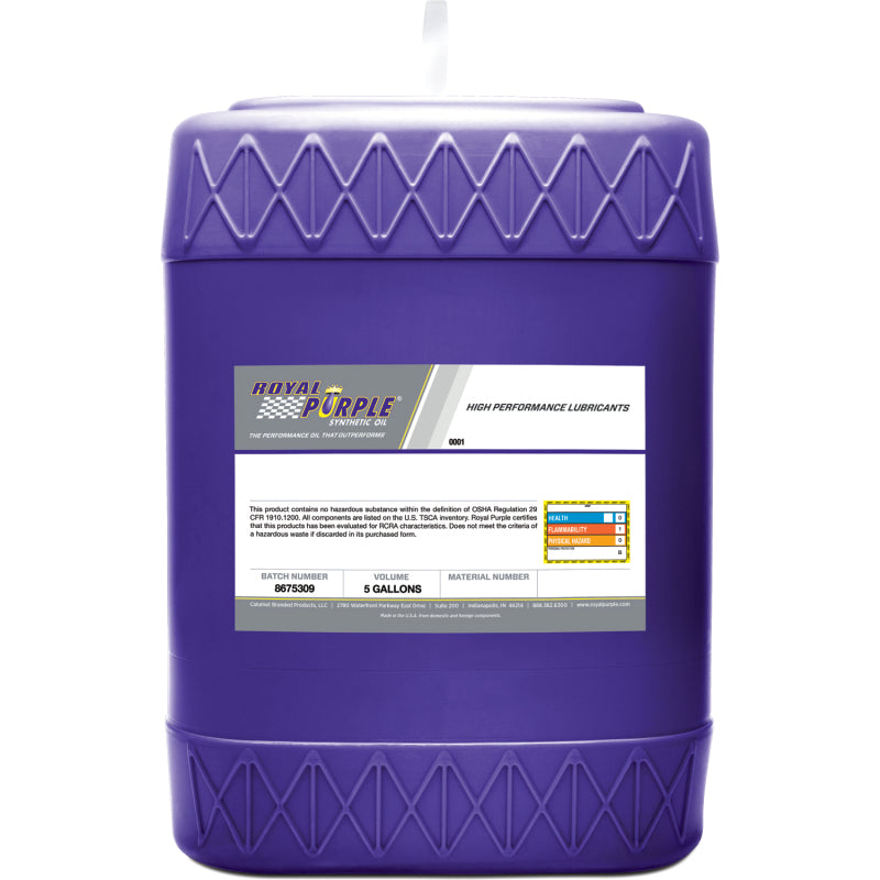 Royal Purple HPS 5W-30 synthetic motor oil 5 gallon pail