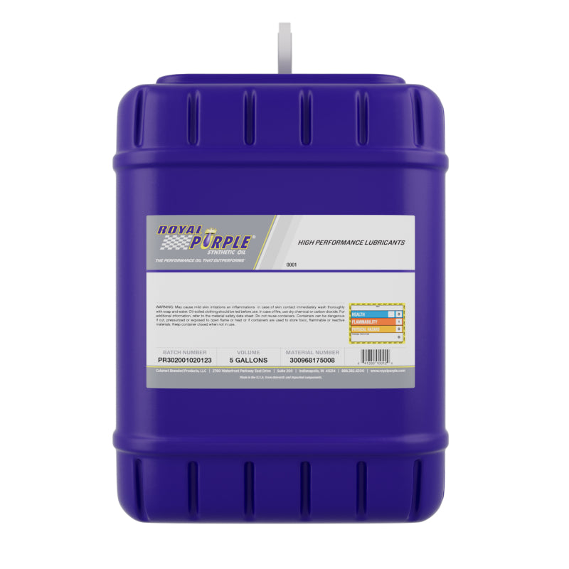 Royal Purple Premium Synthetic High Performance Straight-Grade SAE 50 Motor Oil - 5 Gallon Pail - Royal Purple RLP05050