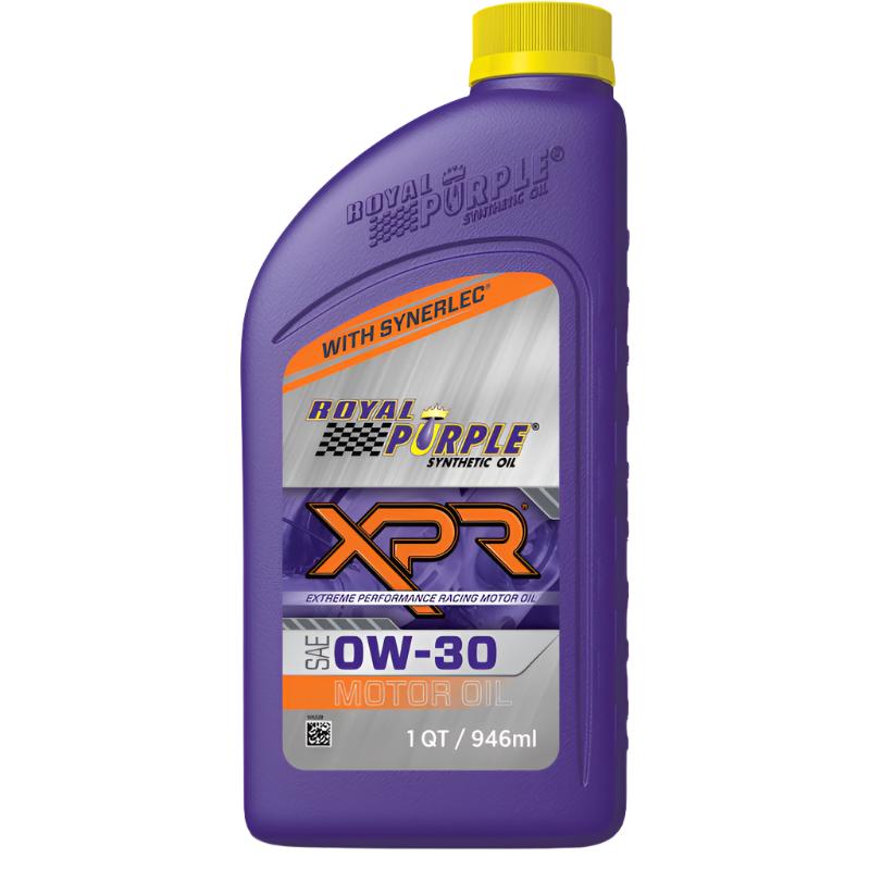 Royal Purple XPR Synthetic Extreme Performance 0W-30 Racing Oil - Case of 6 x 1 Quart - Royal Purple RLP06010