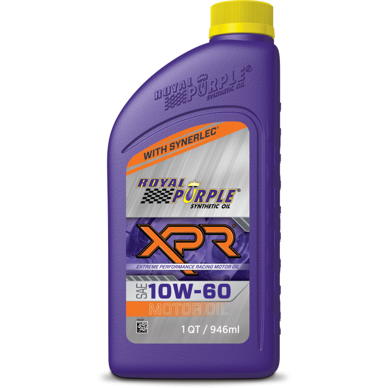 Royal Purple XPR Synthetic Extreme Performance 10W-60 Racing Oil - Case of 6 x 1 Quart - Royal Purple RLP06061