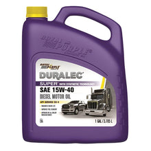 Load image into Gallery viewer, Royal Purple Duralec Super Diesel 15W-40 CK-4 Motor Oil - Case of 3 x 1 Gallon - Royal Purple RLP43154