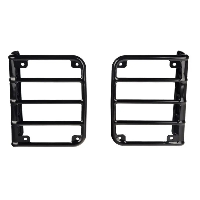Rugged Ridge 07-18 Jeep Wrangler Black Tail Light Euro Guards - Black Ops Auto Works