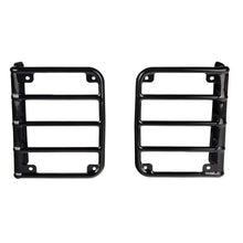 Load image into Gallery viewer, Rugged Ridge 07-18 Jeep Wrangler Black Tail Light Euro Guards - Black Ops Auto Works