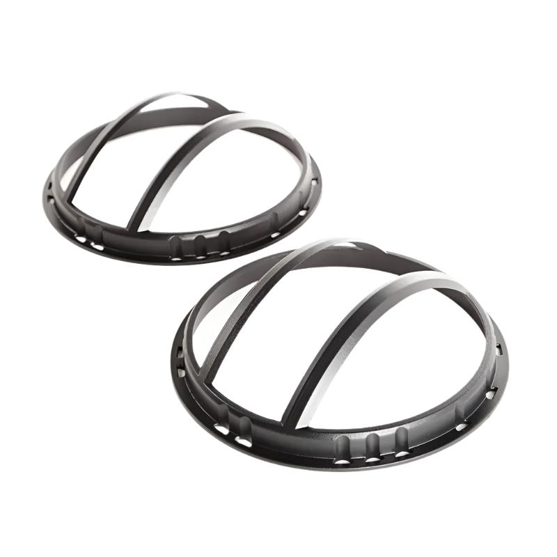 Rugged Ridge 07-18 Jeep Wrangler JK Black Elite Pivotal Headlight Euro Guard - Black Ops Auto Works