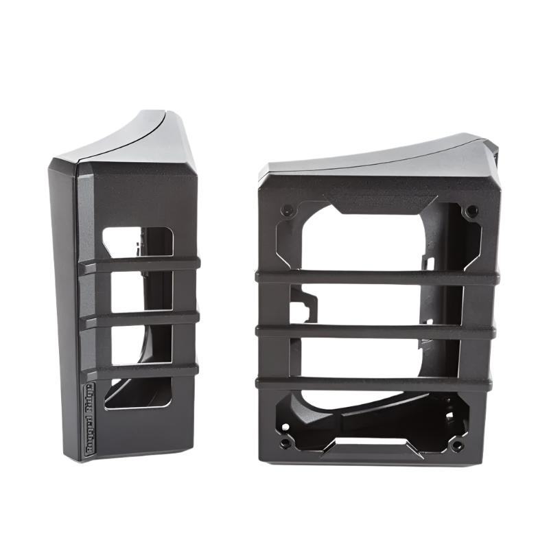Rugged Ridge 07-18 Jeep Wrangler JK Black Elite Tail Light Guards - Black Ops Auto Works