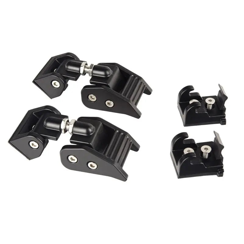 Rugged Ridge 07-18 Jeep Wrangler JK Black Hood Catches - Black Ops Auto Works