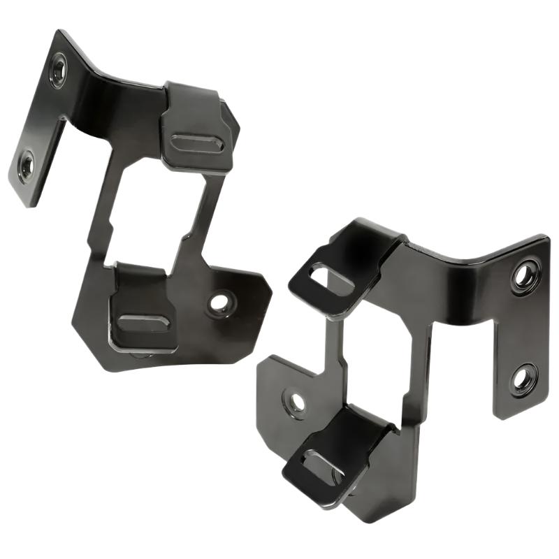 Rugged Ridge 07-18 Jeep Wrangler JK Semi-Gloss Black A Pillar Light Mount - Black Ops Auto Works
