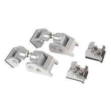 Load image into Gallery viewer, Rugged Ridge 07-18 Jeep Wrangler JK Silver Hood Catch Kit - Black Ops Auto Works