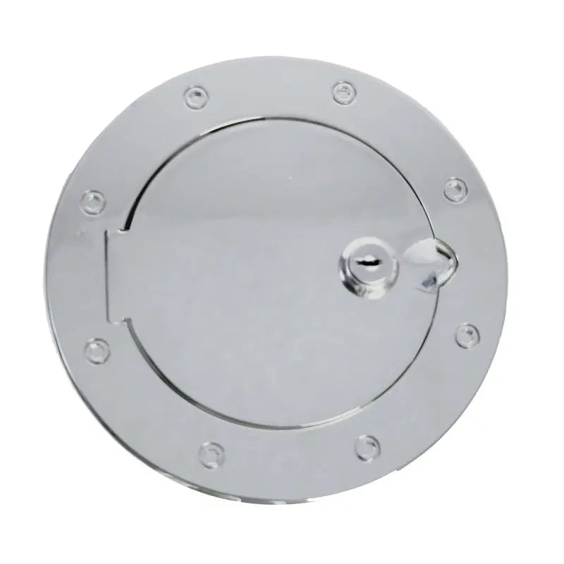 Rugged Ridge 07-18 Jeep Wrangler JK Stainless Steel Locking Gas Cap Door - Black Ops Auto Works