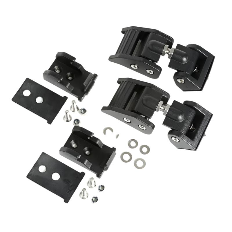 Rugged Ridge 07-18 Jeep Wrangler JK Textured Black Hood Catches - Black Ops Auto Works