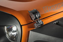 Load image into Gallery viewer, Rugged Ridge 07-18 Jeep Wrangler JK Textured Black Hood Catches - Black Ops Auto Works