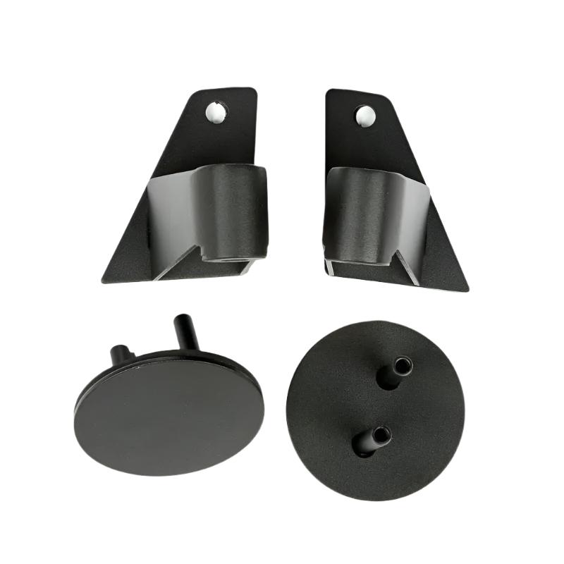 Rugged Ridge 07-18 Jeep Wrangler JK Textured Black Mirror Relocation Brackets - Black Ops Auto Works