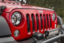 Load image into Gallery viewer, Rugged Ridge 07-18 Jeep Wrangler JK/JKU Textured Black Elite Headlight Euro Guards - Black Ops Auto Works