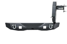 Load image into Gallery viewer, Rugged Ridge 07-18 Jeep Wrangler (JK/JKU) XOR Rear Bumper w/Swing Out Tire Carrier - Tex. Blk - Black Ops Auto Works