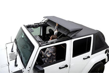 Load image into Gallery viewer, Rugged Ridge 07-18 Jeep Wrangler JKU 4 Dr Black Diamond Stitch Cloth Voyager Top - Black Ops Auto Works