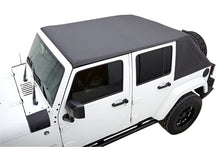 Load image into Gallery viewer, Rugged Ridge 07-18 Jeep Wrangler JKU 4 Dr Black Diamond Stitch Cloth Voyager Top - Black Ops Auto Works