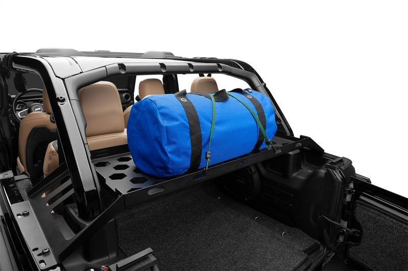 Rugged Ridge 07-21 Wrangler JK/JL 4-Door Interior Storage Rack - Black Ops Auto Works