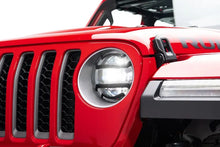 Load image into Gallery viewer, Rugged Ridge 18-20 Jeep Wrangler JL / 2020 Jeep Gladiator JT Black Elite Headlight Guards Black - Black Ops Auto Works