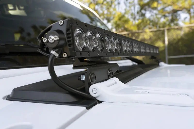 Rugged Ridge 18-20 Jeep Wrangler JL Cowl Light Bar Bracket - Black Ops Auto Works