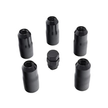 Load image into Gallery viewer, Rugged Ridge 18-20 Jeep Wrangler JL/JLU Black M14-1.5 Wheel Lock Nut Set w/Key - Black Ops Auto Works