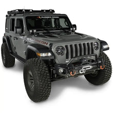 Load image into Gallery viewer, Rugged Ridge 18-20 Jeep Wrangler JL/JT Arcus Front Bumper Set w/ Overrider - Black Ops Auto Works