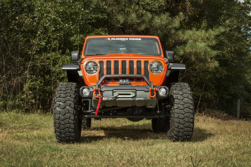 Rugged Ridge 18-21 Jeep Wrangler/Gladiator (JL/JT) Venator Modular Bumper - Black - Black Ops Auto Works