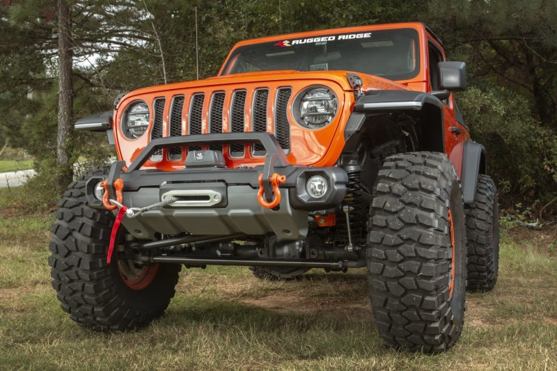 Rugged Ridge 18-21 Jeep Wrangler/Gladiator (JL/JT) Venator Modular Bumper - Black - Black Ops Auto Works