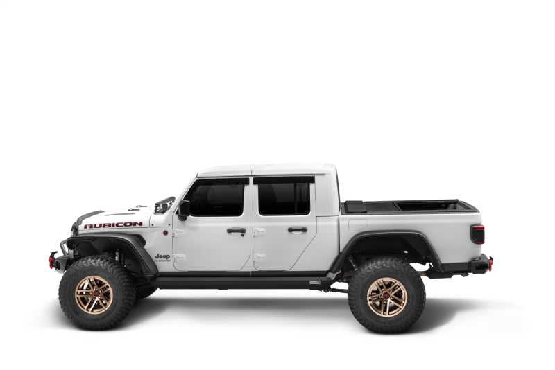 Rugged Ridge 20-22 Jeep Gladiator w/Trail Rail Sys Armis Tonneau Cover w/Max Track - Tex. Blk - Black Ops Auto Works