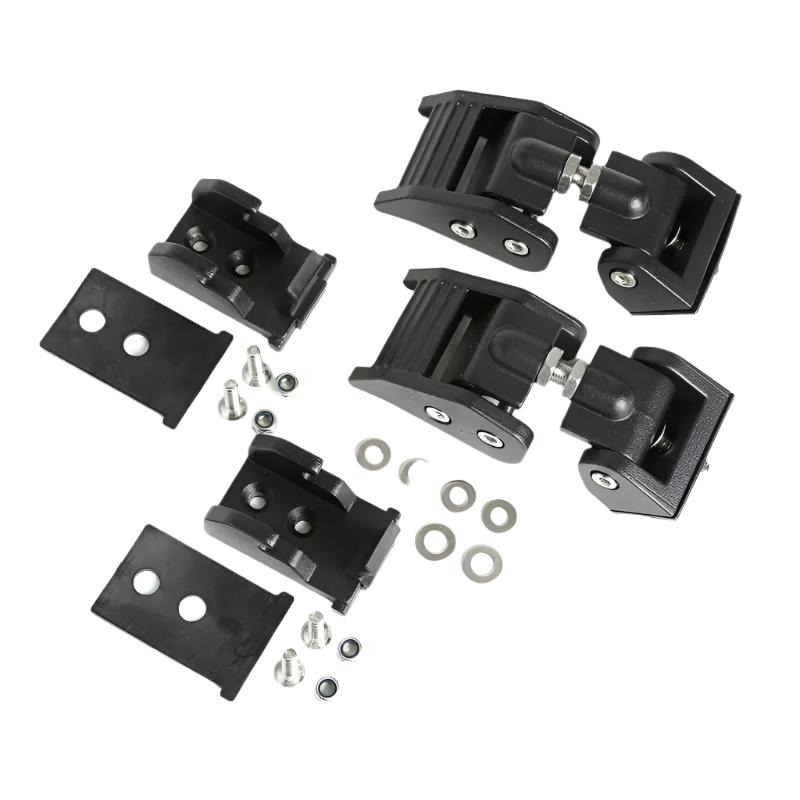 Rugged Ridge 2018-20 Jeep Wrangler JL / 2020 Jeep Gladiator JT Black Hood Catch - Black Ops Auto Works