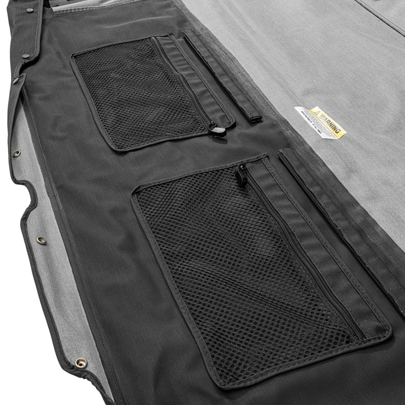 Rugged Ridge 2018+ Jeep Wrangler JLU 4 Dr Black Diamond Stitch Cloth Voyager Top (Tinted) - Black Ops Auto Works