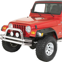 Load image into Gallery viewer, Rugged Ridge 3-In Double Tube Front Bumper SS 76-06 Models - Black Ops Auto Works