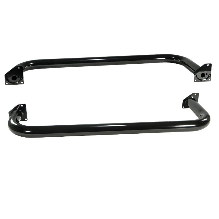 Rugged Ridge 3-In Round Side Step Black 87-95 Jeep Wrangler YJ - Black Ops Auto Works